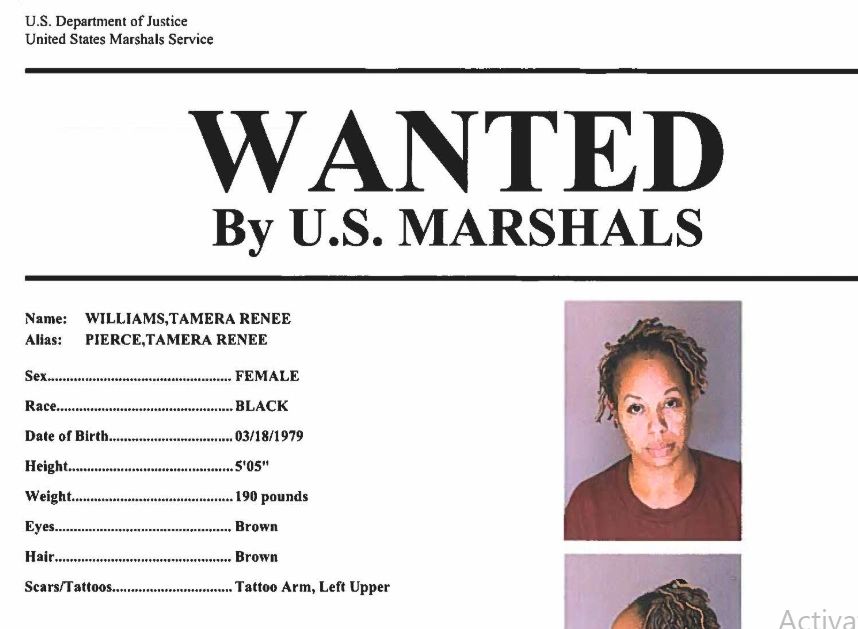 Wanted Tamera Renee Williams